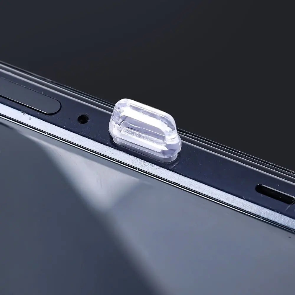 Transparent Dust Plug – USB-C & Lightning Port Cover Cap
