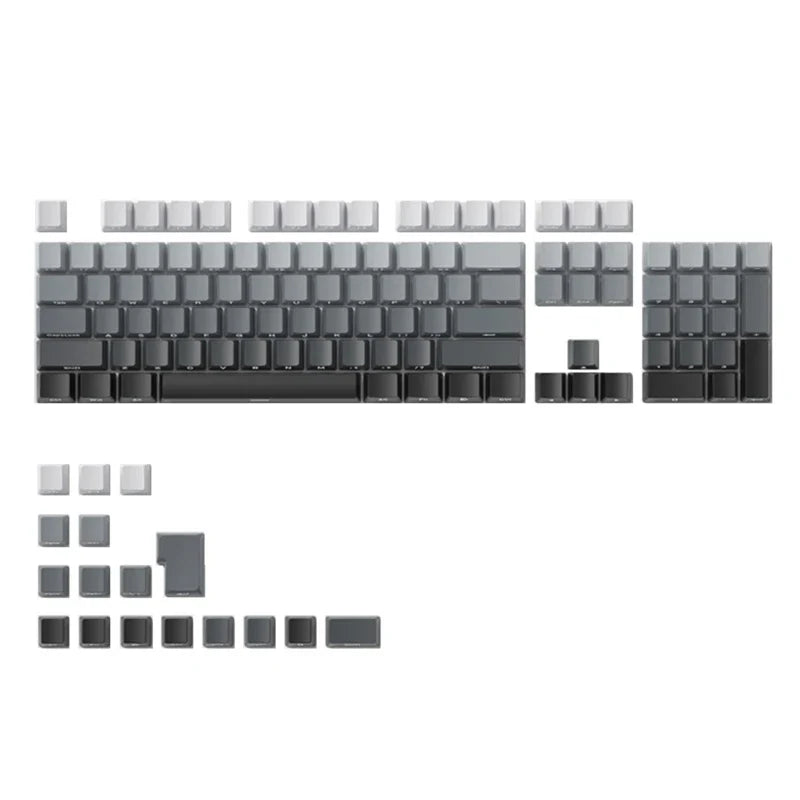 121-Key Double Shot ABS Keycaps – LED Backlit Side Print