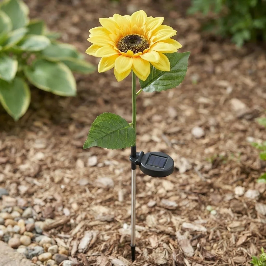 Solar Sunflower Garden Stake Light – Outdoor LED Décor IP65