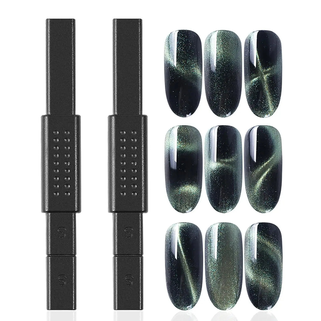 Double-Headed Cat Eye Nail Magnet 3D Tool for Gel Polish Art
