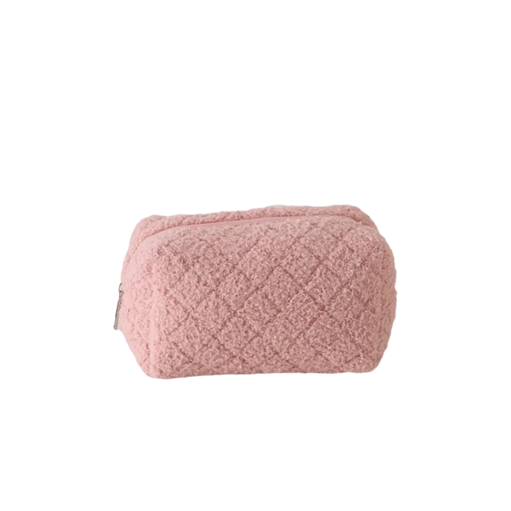 Velvet Makeup Bag Large Capacity Cosmetic Storage Pouch