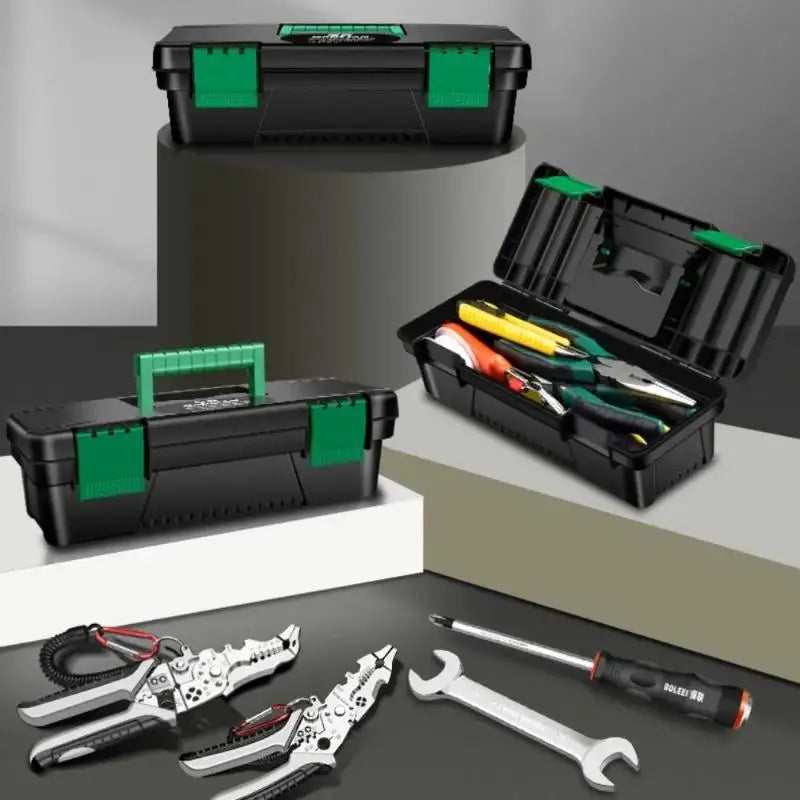 10-Inch Plastic Tool Storage Box – Portable Handheld Toolbox