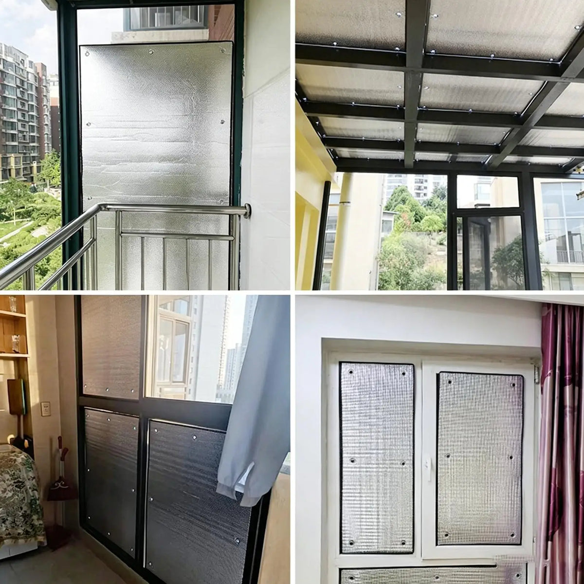 UV Blocking Window Film Reusable Blackout Suction Cup Sunshade