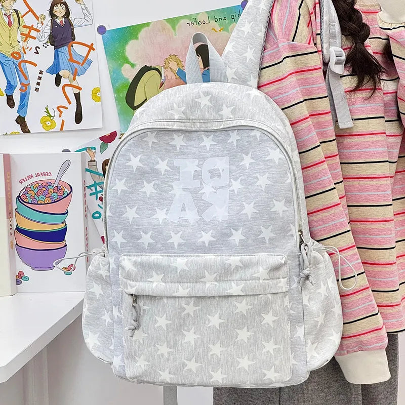 Nixie Canvas Small Backpack – Casual School Bag for Women