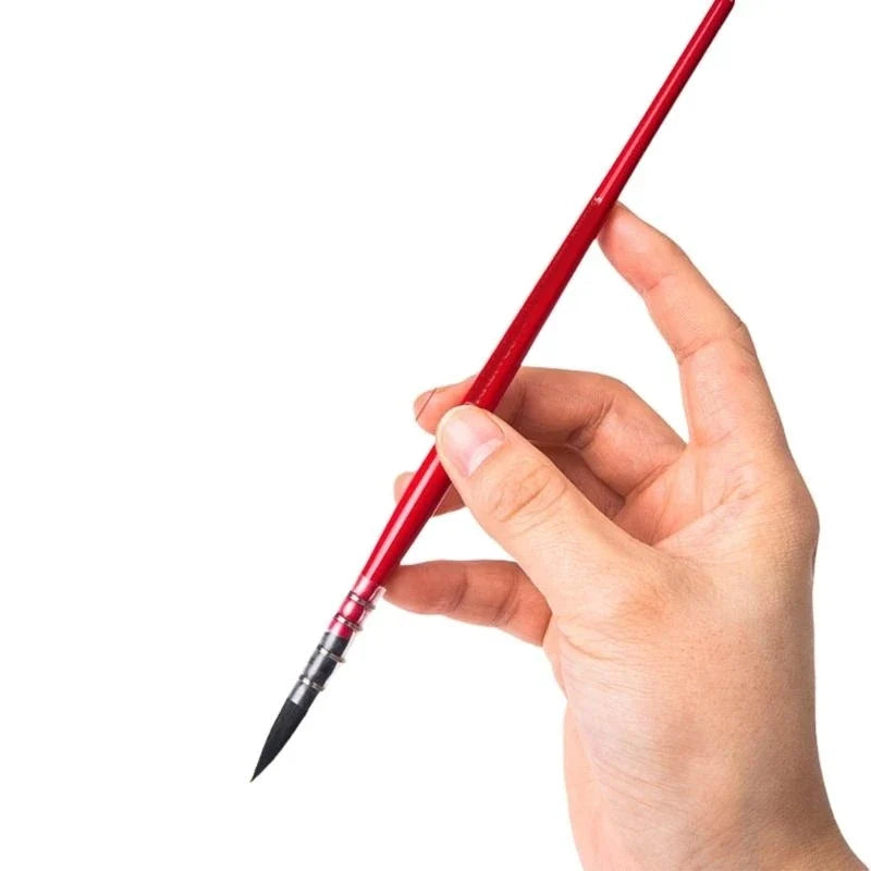 Fine Detail Paint Brush Set – Nylon Bristles, All Paint Media