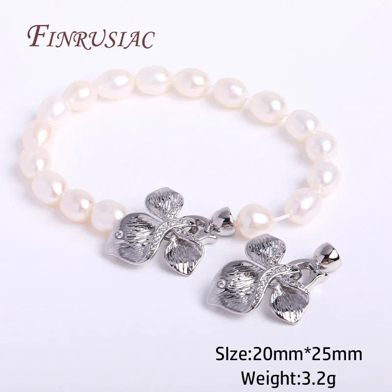 18K Gold Plated Zircon Bead Clasp | DIY Necklace Jewelry