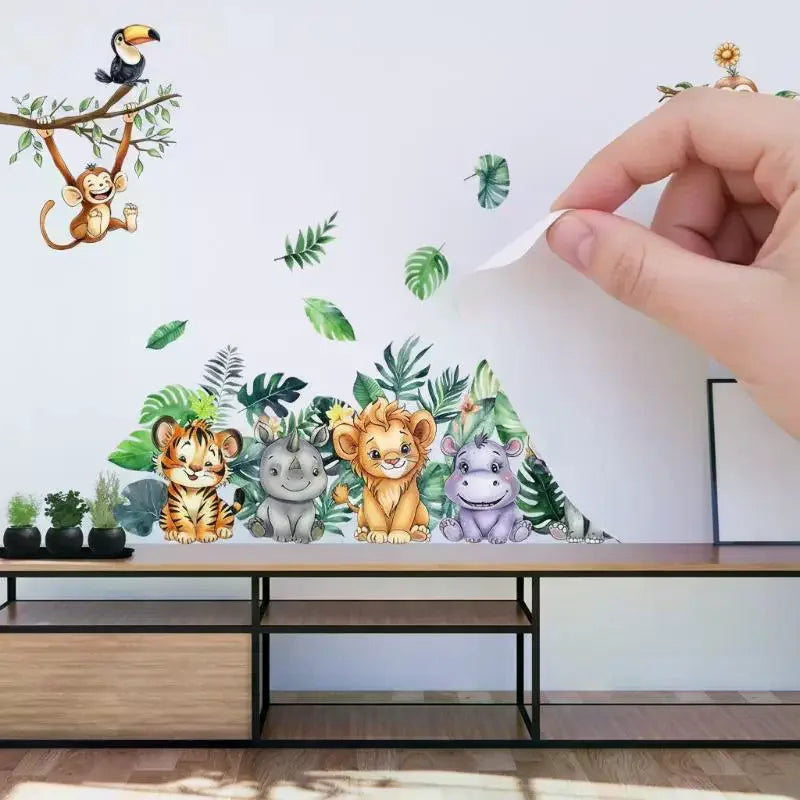 Forest Animals Kids Wall Stickers – Nursery Vinyl Decals