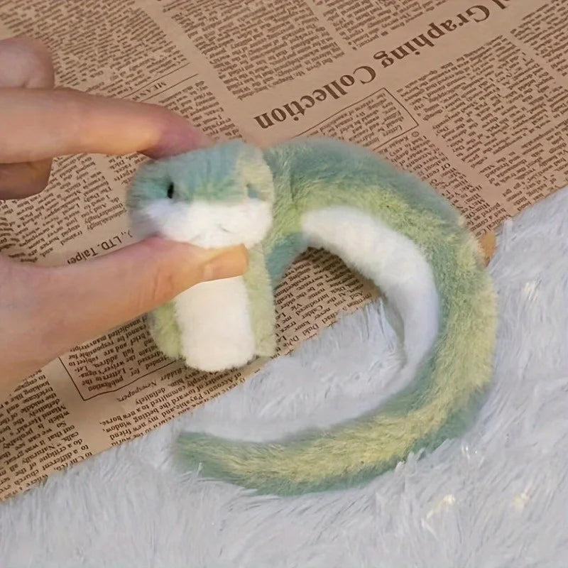Year of the Snake Plush Keychain – Cute Green Snake Stuffed Toy