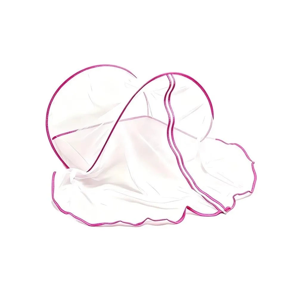 Foldable Pop-Up Bed Mosquito Net – Single Canopy with Zipper