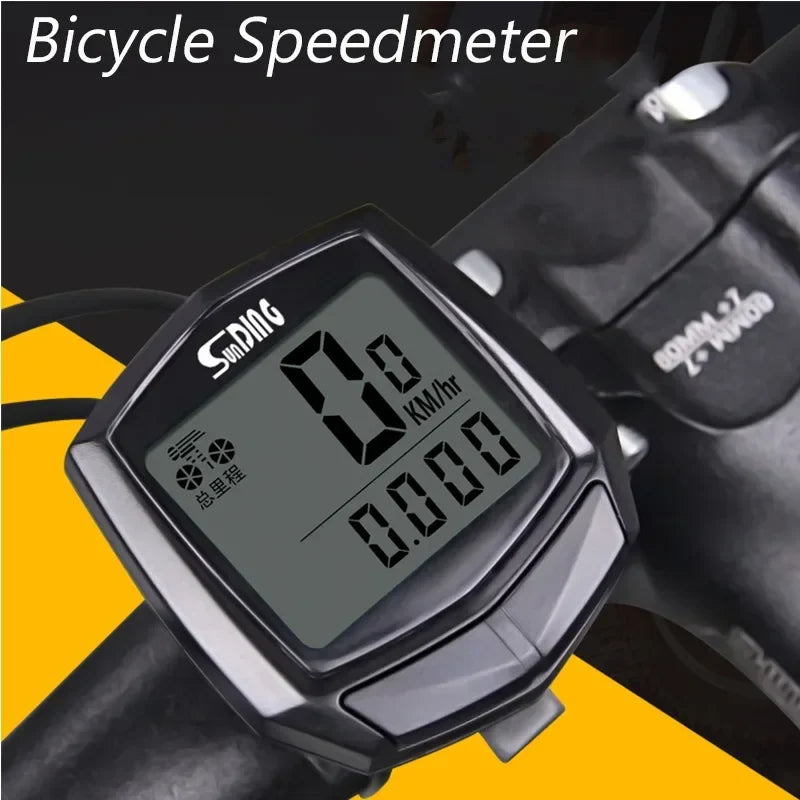 Wired Bicycle Computer Speedometer – Waterproof Cycling GPS