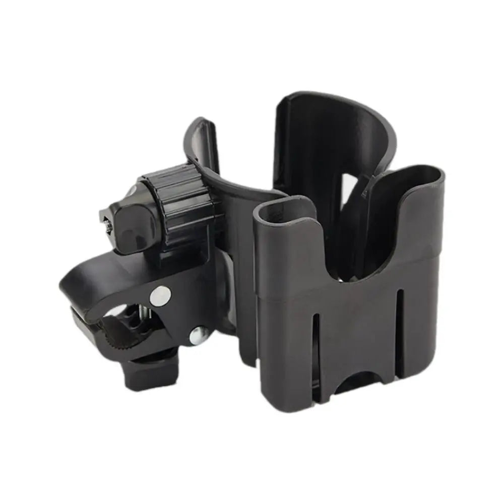 Universal 2-in-1 Stroller Cup & Phone Holder – 360° Rotating