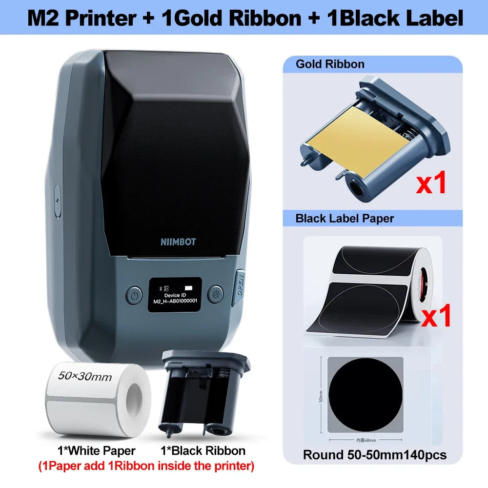Niimbot M2 Thermal Transfer Label Printer – Barcode & Tag Maker