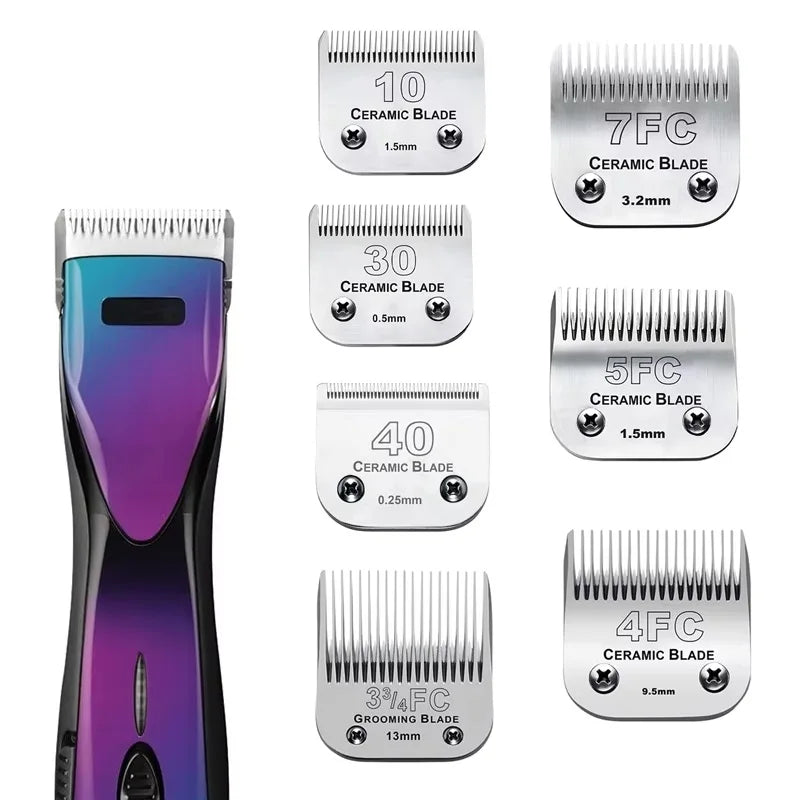 SHINON Ceramic Dog Clipper Blade – Andis Oster A5 Wahl KM
