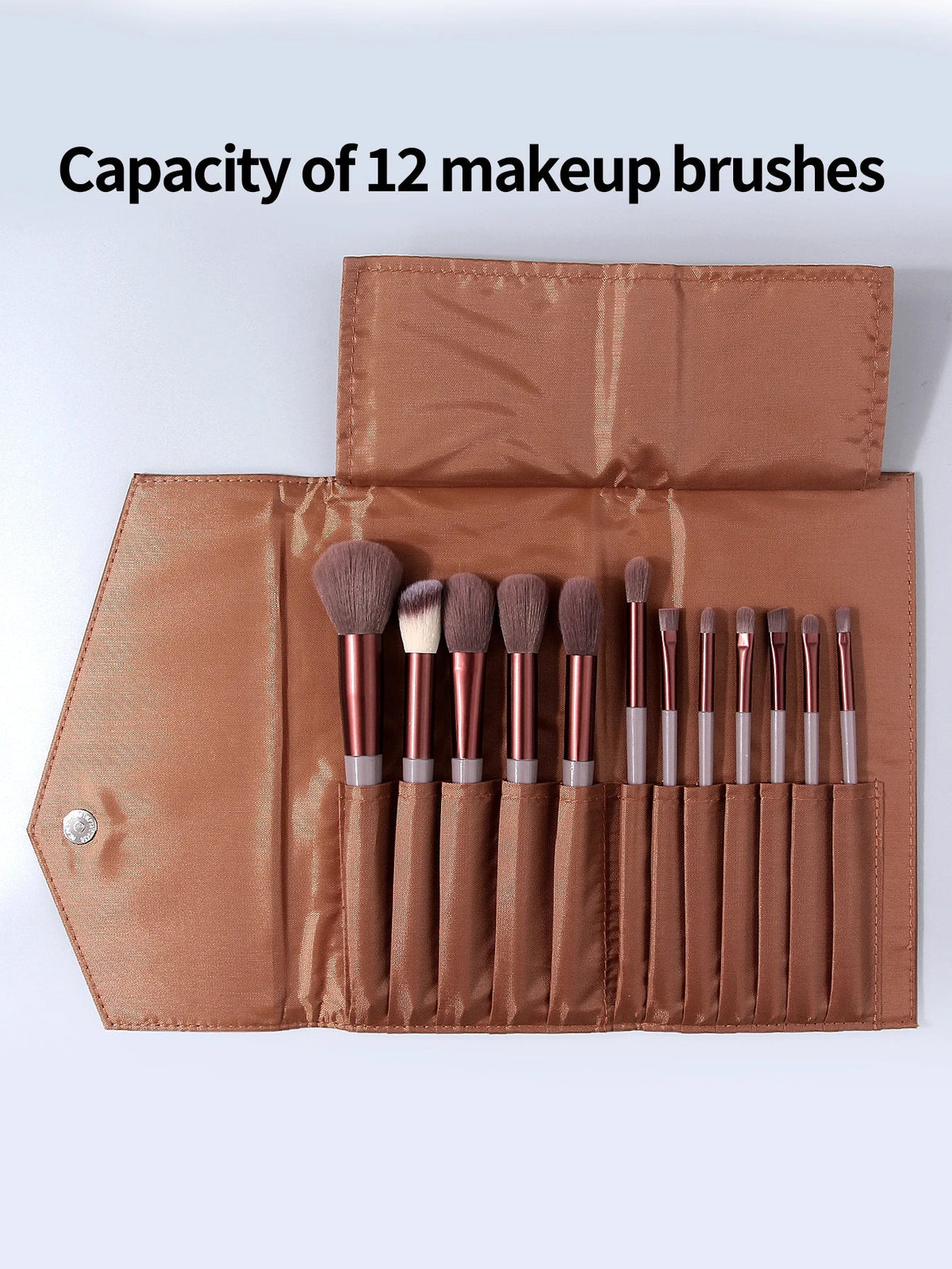 Luxury Envelope PU Makeup Brush Bag – Travel Magnetic Organizer