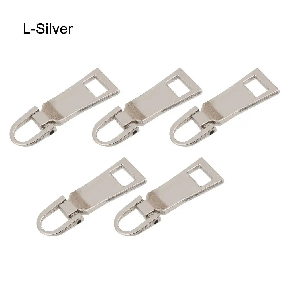 5-Pack Metal Zipper Slider Repair Kit – Zipper Pull Heads