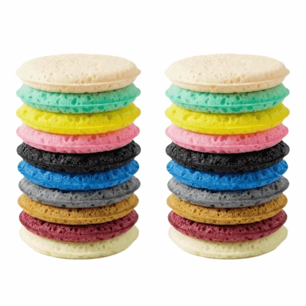 Round Non-Scratch Dishwashing Sponges – Multi-Use Pack of 5/10/20