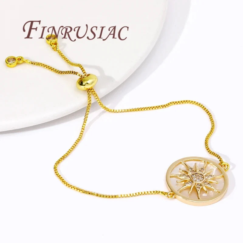 18K Gold Plated Slider Extender Chain Bracelet | 6cm & 12cm