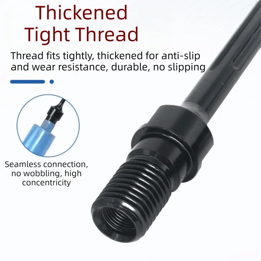 UNC 1-1/4" Core Drill Bit Adapter – 1/2" Hex Shank, 40Cr Steel