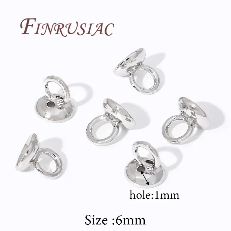 18K Gold Plated Crimp Beads & Cover Findings | DIY Jewelry