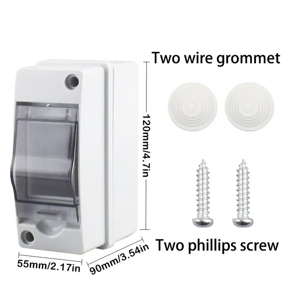 HT-2 IP65 Waterproof Distribution Box 2 Way Solar Junction Box