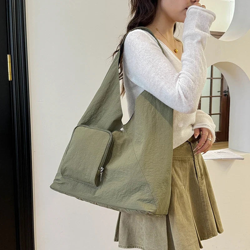 Women's Large Capacity Crossbody Tote Bag | Korean Style