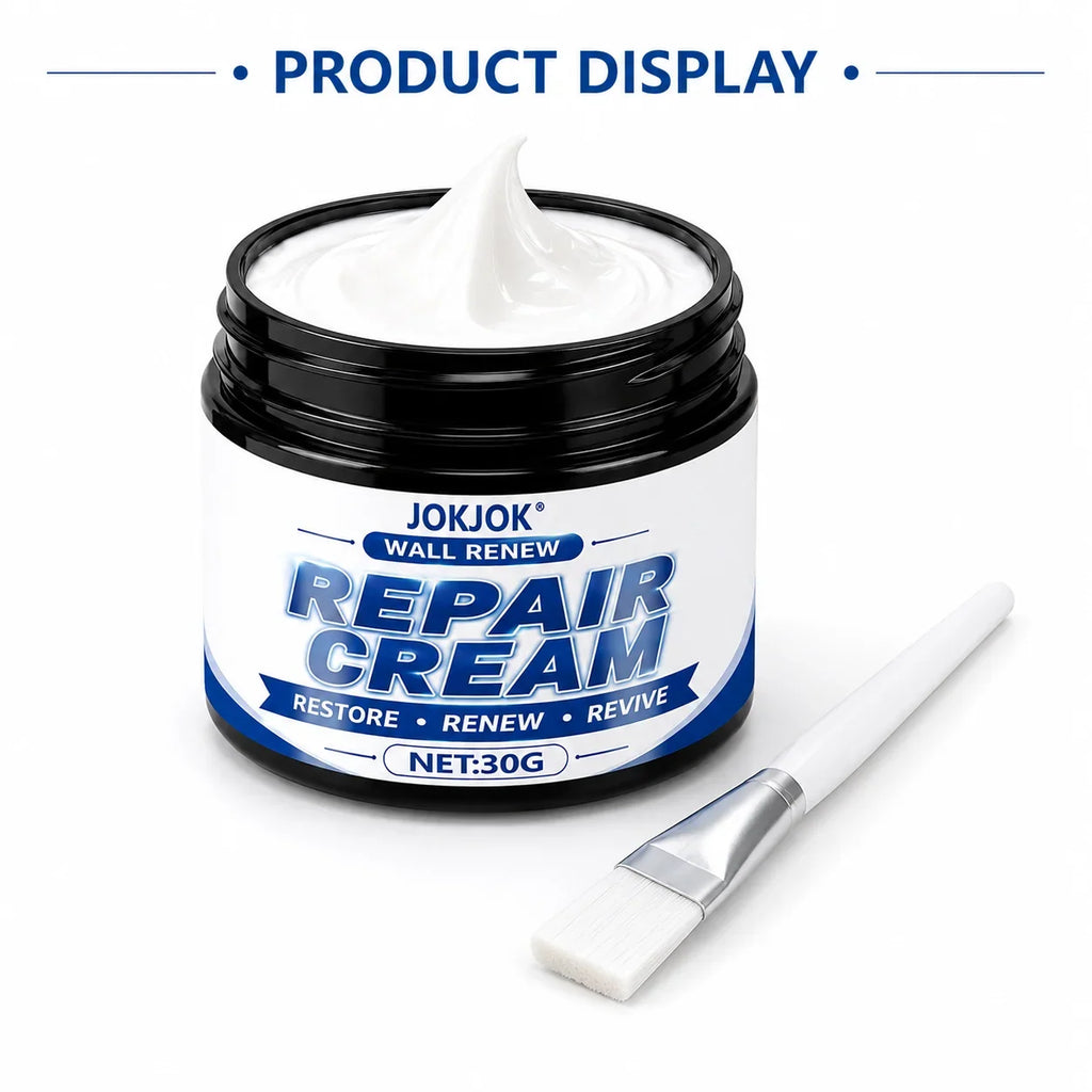 Universal White Wall Repair Putty – Quick-Drying Crack Filler