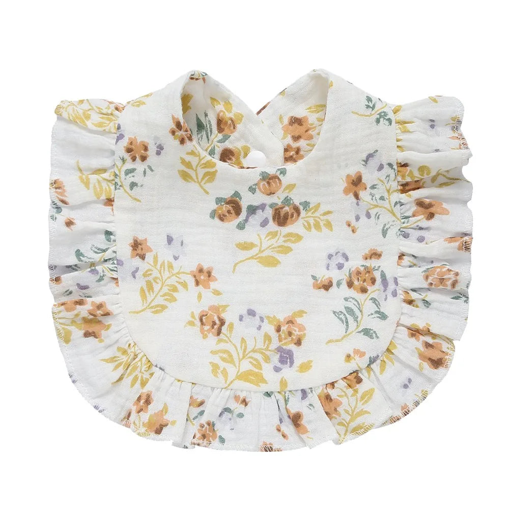 Soft Cotton Baby Bibs – Colorful Infant Burp Cloths 0–2 Yrs