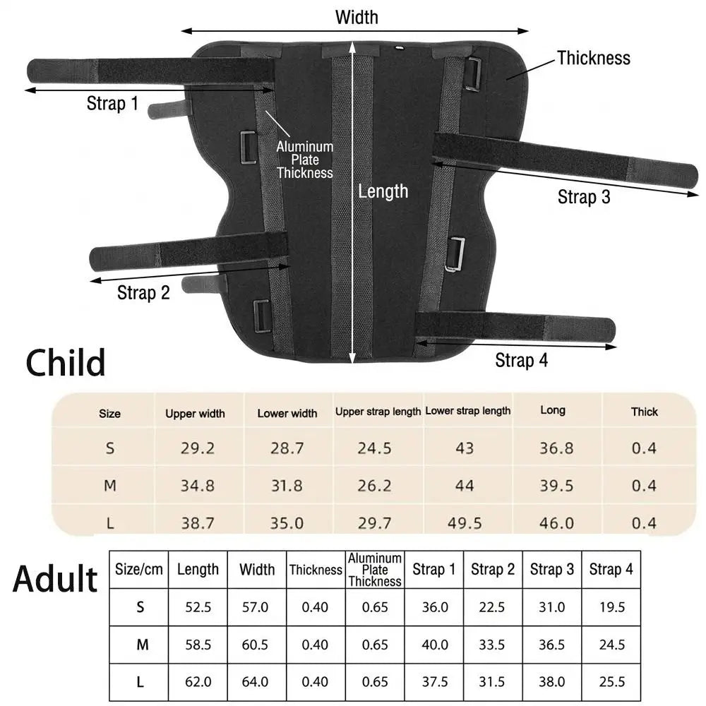 Breathable Knee Immobilizer Brace – Soft Joint Support Youth