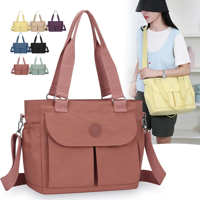 Lightweight Nylon Crossbody Shoulder Bag & Tote – Nixie