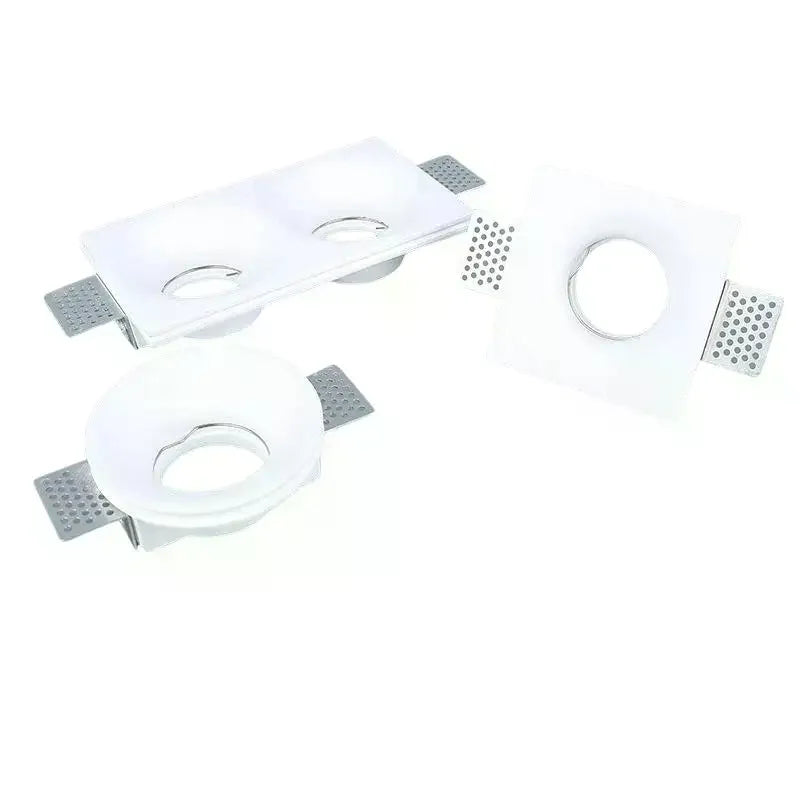 Recessed Gypsum Ceiling Downlight GU10 LED Borderless Frame