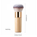 Flat Makeup Brush – Bamboo Handle & Soft Synthetic Bristles