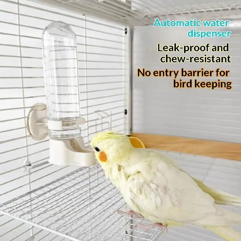 Automatic Bird Water Feeder Drinker 70/110/150ML for Parrots
