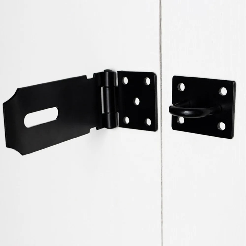 Heavy Duty 4-Inch Stainless Steel Door Hasp Latch | 180° Lock