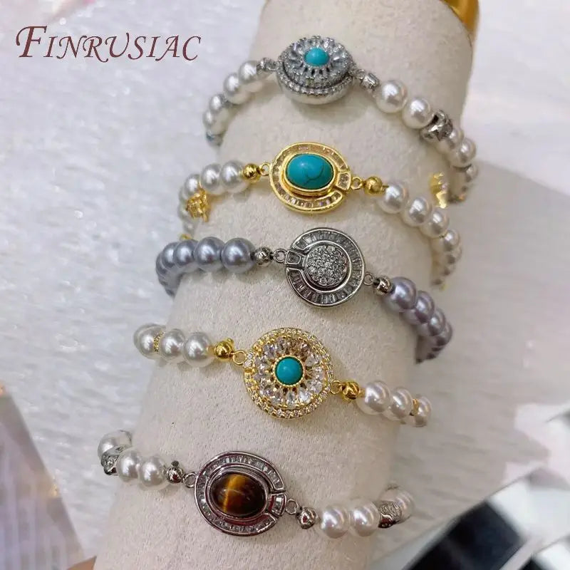 18K Gold Plated Magnetic Clasp | DIY Bracelet Connector