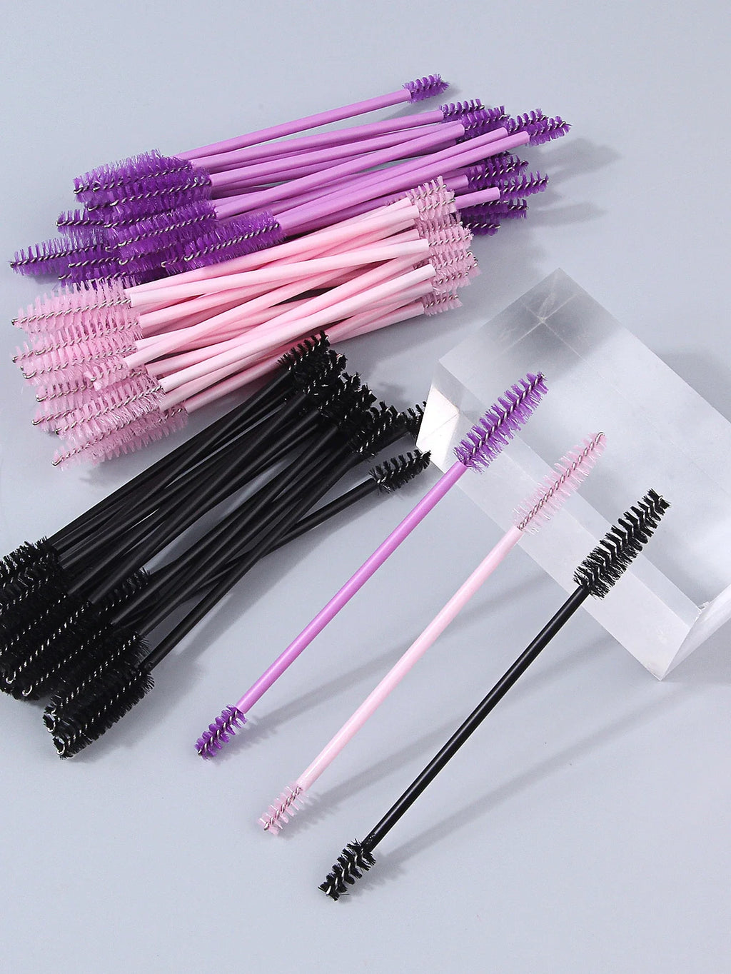 Double-Ended Eyelash Brush & Comb Set – 20/60 Pcs