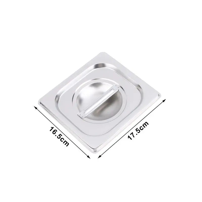 Stainless Steel Food Pan Lids – Steam Table Covers 1/9–1/1