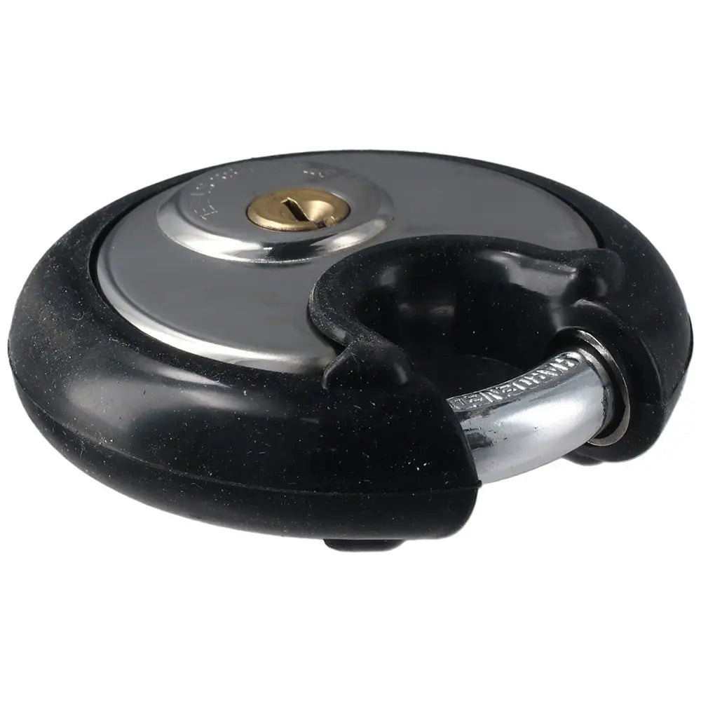 Heavy Duty Stainless Steel Discus Padlock – 3/8" Keyed Lock
