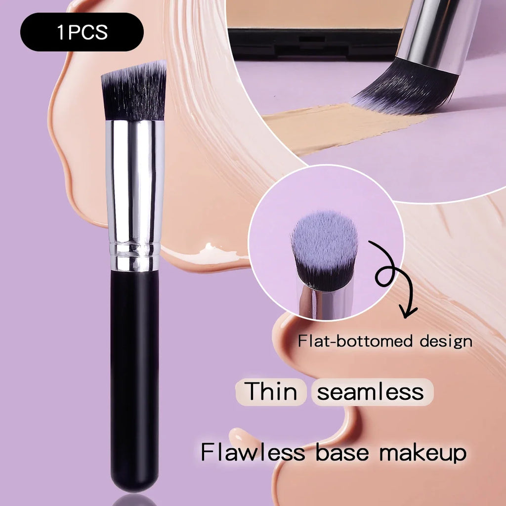 Angled Foundation & Concealer Brush – Streak-Free Finish