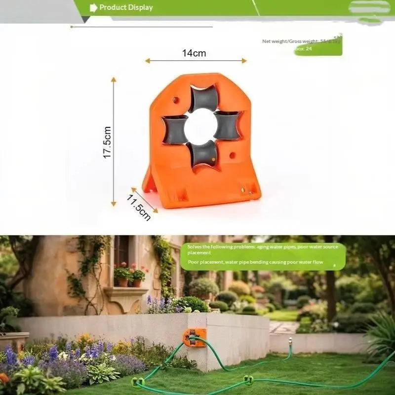 Garden Hose Guide Bracket – Anti-Skid Corner Roller