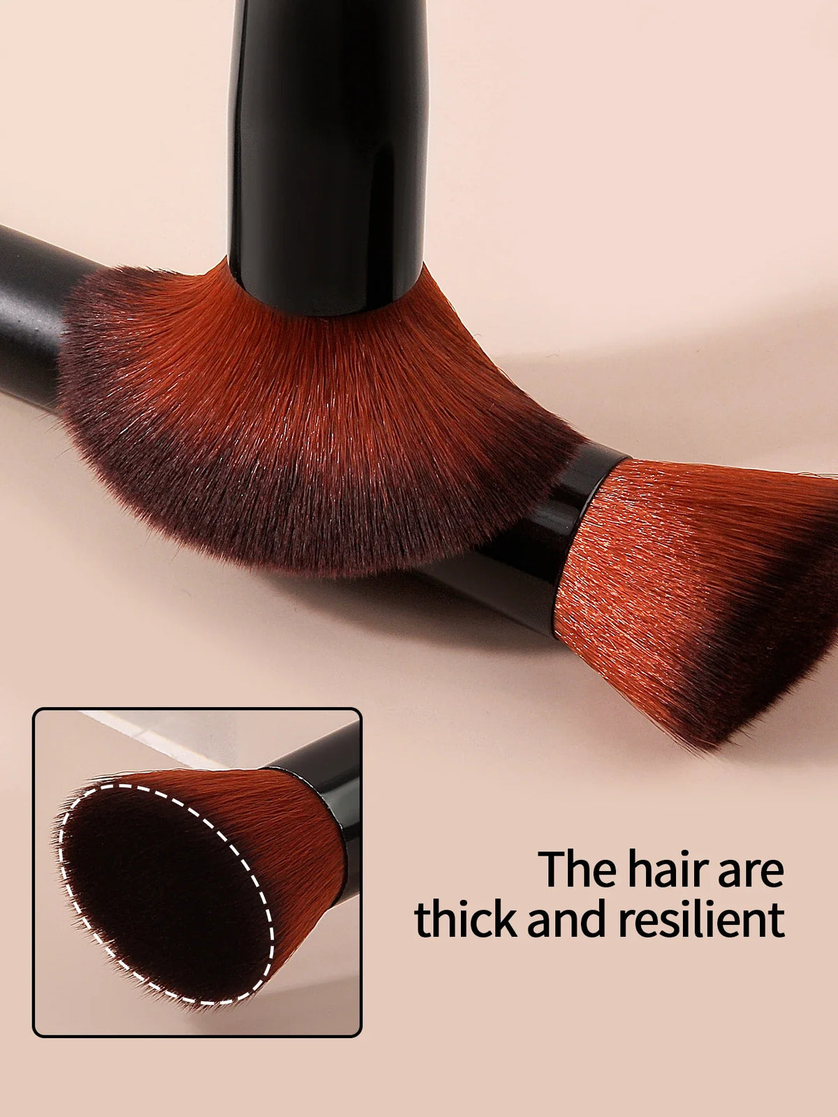 2Pcs Makeup Brush Set – Contour & Blush Brushes | Nixie