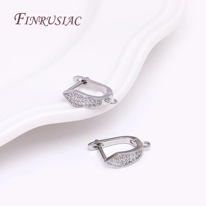 Sunflower Earring Hooks 18K Gold Plated DIY Jewelry Findings