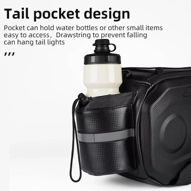17L Hard Shell Waterproof Bike Rear Rack Bag – MTB & E-Bike