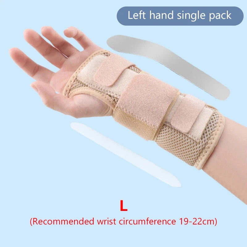 Adjustable Wrist Brace Dual Aluminum Splint – Right & Left