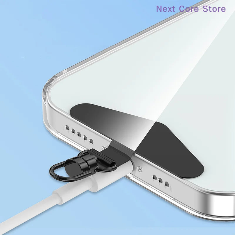 Steel Phone Lanyard Clip Gasket Patch – 360° Metal Strap