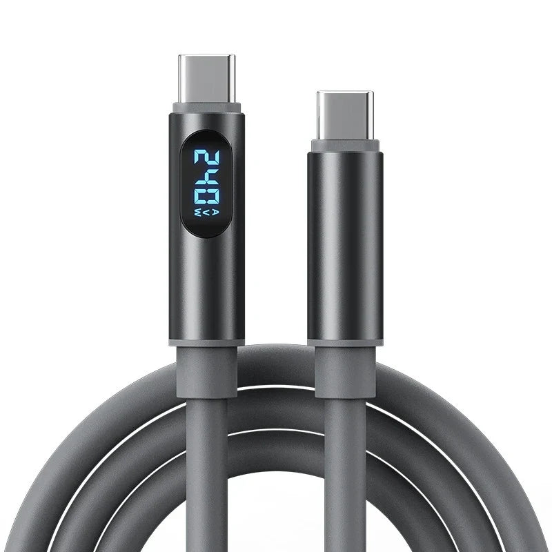 240W USB-C to USB-C Fast Charging Cable | Digital Display