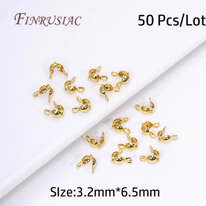 18K Gold Plated Jewelry Findings Set – Clasps, Pins & Crimp Beads