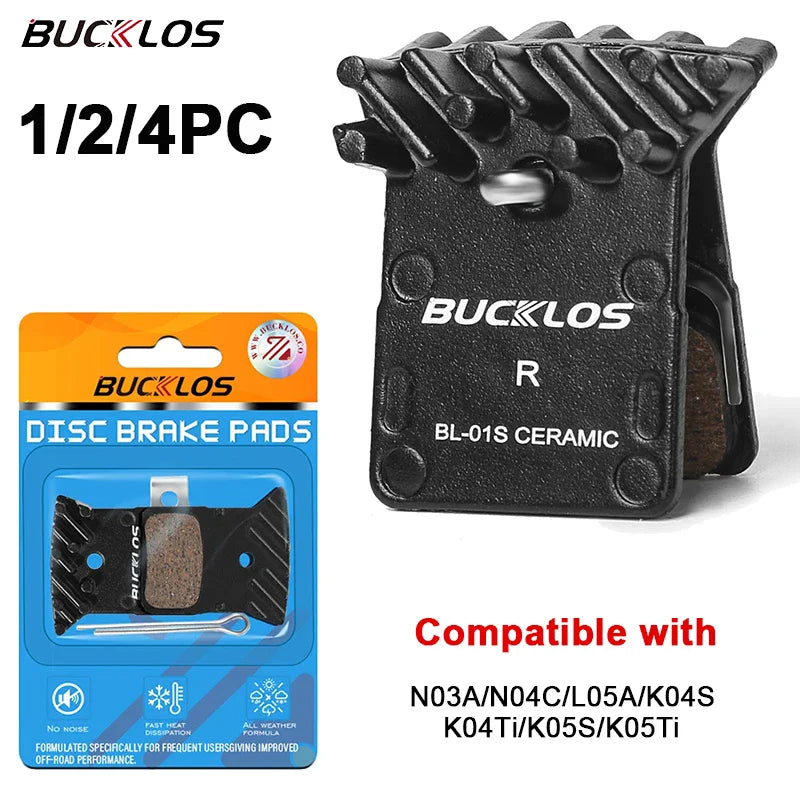 BUCKLOS Ceramic MTB Brake Pads for Shimano L05A K04S K05S