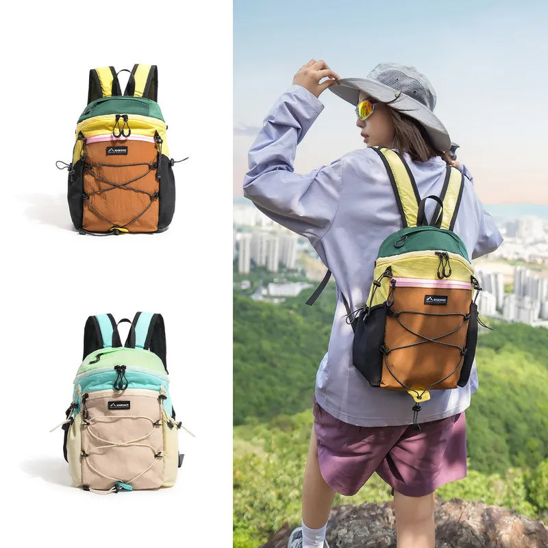 Nixie Lightweight Waterproof Hiking Backpack | Color-Block