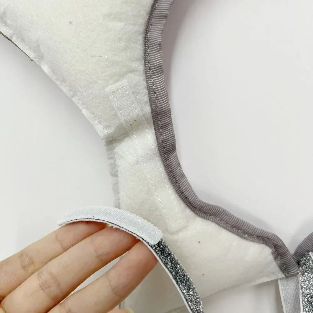 Glittered Star Baby Headband – Soft Nylon Toddler Hair Accessory