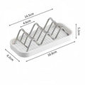 Wave Soap Tray – No-Drill Bathroom Shelf Storage Rack